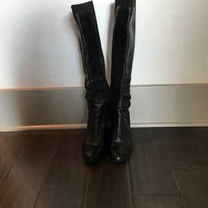 Tahari Jacob Leather Upper Boots